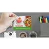 Advertising Fridge Magnetic Stickers,Flexible 20mil fridge magnet sticker,Custom printed magnetic label