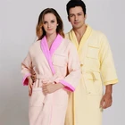 Factory price women plus size cotton nighty waffle nightcloth