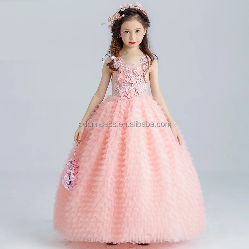 2017 Long One Piece Dress Baby Cotton 