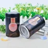Top grade black airtight tea tin can with easy open cover SZSYTN-86