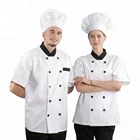 Fashion summer professional restaurant chef uniform,short sleeve chef uniform