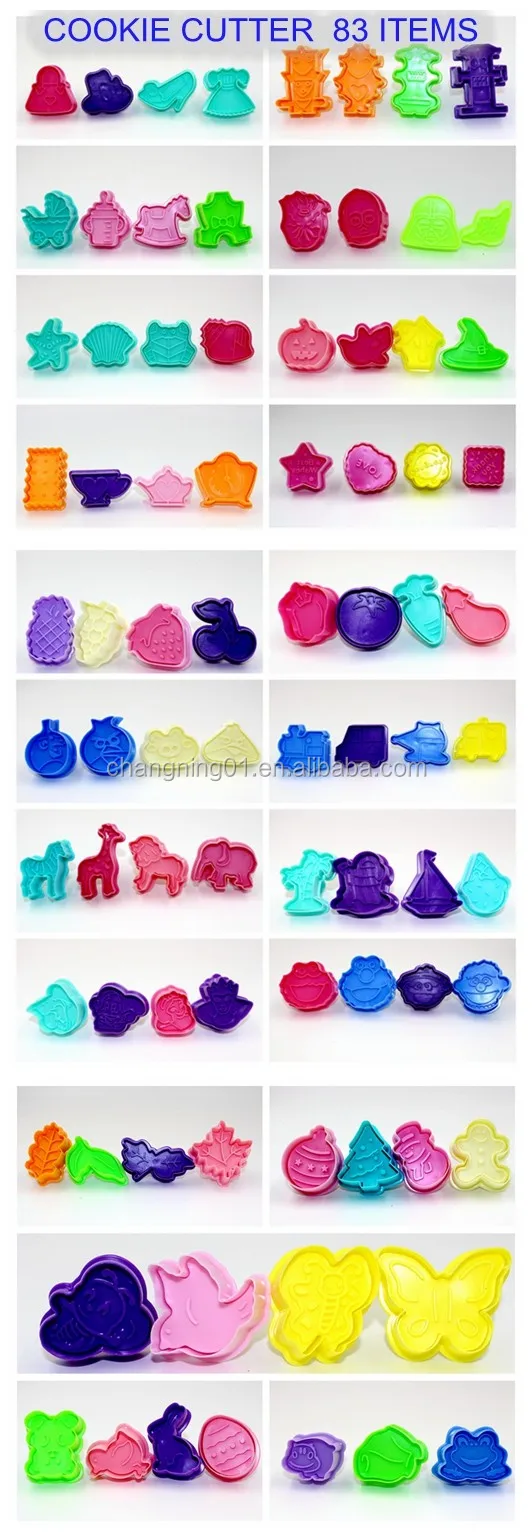 Spring press Cookie cutter type biscuit mold suit with robot shape serious