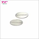 Wholesale Oval Shape Brushed Nickel Custom Engraved Logo Metal Charm Tags For Jewelry