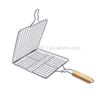 Non-stick Coating BBQ Grill Basket Barbecue Vegetable Grilling baskets Metal window BBQ Grill