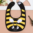 striped baby bibs supplier,toddler animal organic bib