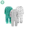 Wholesale 100% cotton baby clothes soft stylish baby winter romper set romper