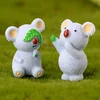 6pcs Cute Mini Koala Fairy Garden Accessories DIY Micro Landscape Ornament Doll House Decoration