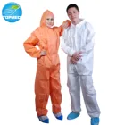 Nonwoven paintball coverall,disposable SBPP coverall with full protective