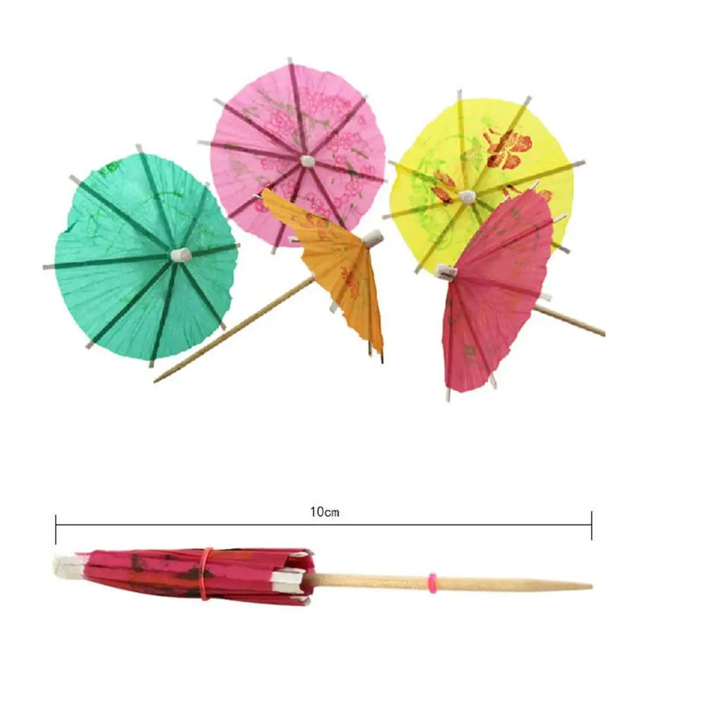 Hot 144 Pcs Paper Cocktail Parasols Umbrellas Drinks Picks Wedding