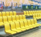 wall mounted folding chairs, plastic arena gym indoor fixed grandstand tip-up chair