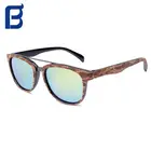 Wholesale wooden cheap PC frame covered cork sun glasses