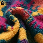 wholesale jacquard polyester sherpa fur fabric