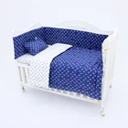 Lovely design winter use warm baby cotton crib sheet bedding set