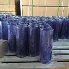 Strip Plastic Transparent Pvc Plastic Sheet Eco-friendly Anti-static PVC Strip Curtains Soft Transparent Ribbed Plastic Sheet