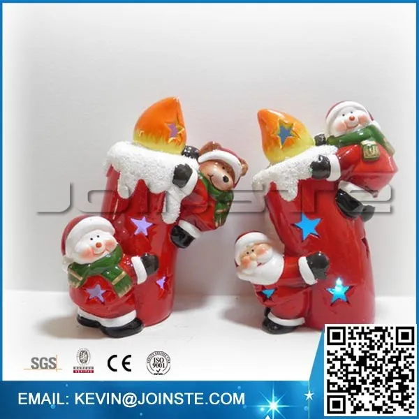 600モデルセラミックサンタクロース、クリスマスの置物、クリスマスサンタ仕入れ・メーカー・工場
