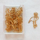 lovely golden flamigo shape animal shape metal paper clips for office supplies,gift