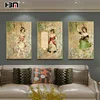 China Wall Art Painting Modern Home Decor Brushed Metal Aluminum Picture Photo Frame For Living Room