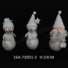 Handmade stand snowman santa christmas table decoration