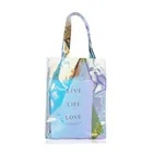 Fashion Laser Pvc Beach Bag Holographic Iridescent Shopping Tote Bag