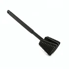 BBQ Long Brush 18" Copper wire 2-In-1 Grill Cleaning Brush with Pyramidal Head