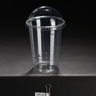 JSB16B 16oz PET highly transparent disposable clear coffee plastic container cup for cold beverange