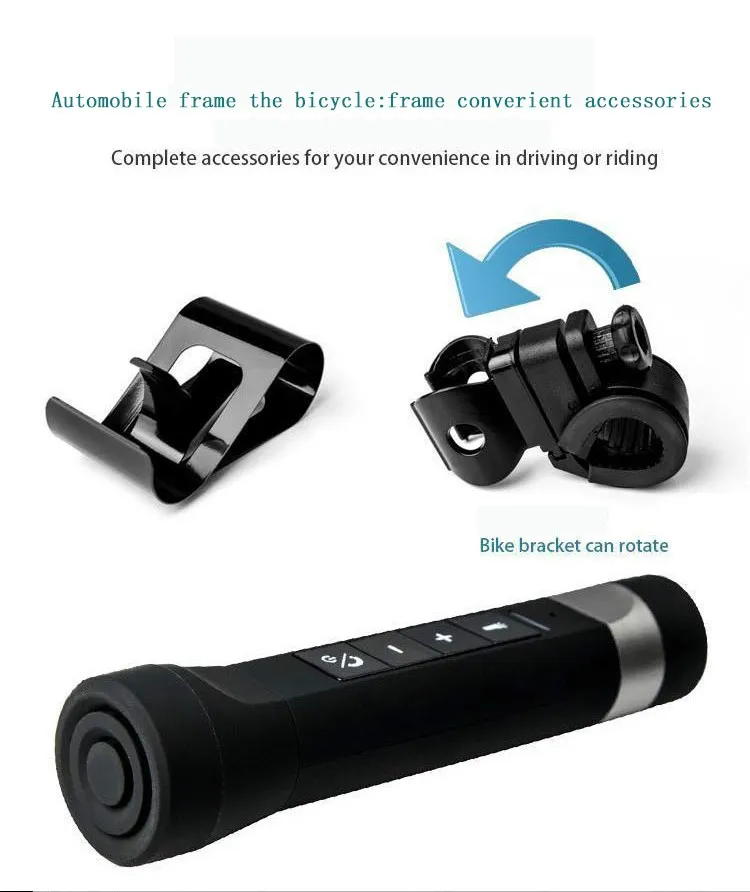 Outdoor sport led torch light bluetooth speaker with Flashlight power bank - ANKUX.COM