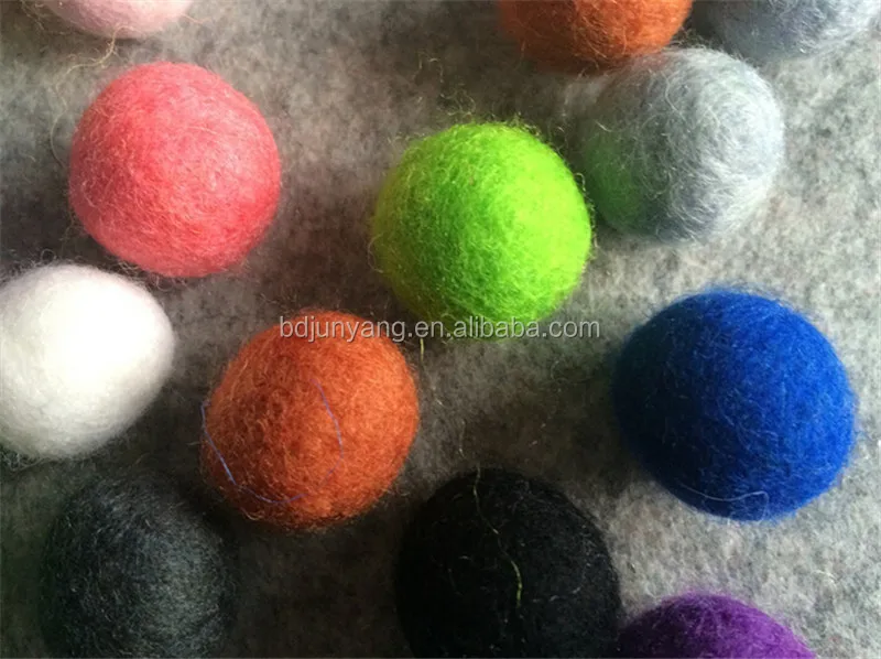 feltball felt ball garland christmas felt decoration/felt ball