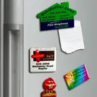 Custom printing flexible strong photo refrigerator magnet