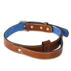 Genuine Leather Pet Dog Collar, Collares para perro, Real Leather Dog Collar Luxury With Handle