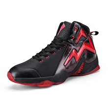 High Top Men Black Basketball Shoes Discount Sports Shoes Online