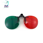 Best-selling red blue virtual reality 3d glasses High Quality3d video glasses good price clip-on 3d glasses plastic
