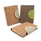 Cork Cover Brown Paper Spiral Diary and Notebook Wholesale
