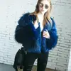 ZH3554G Luxury Fashion Women Fur Coat Long Sleeves Winter Hot Sale Fox Fur Short Trench Jacket