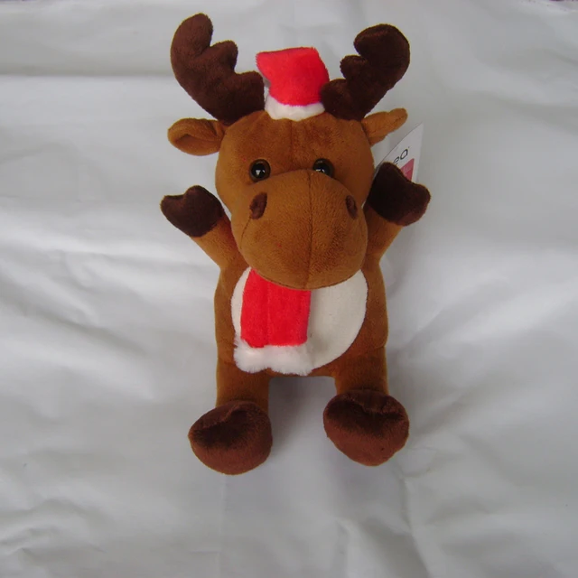 cute custom stuffed christmas plush mi-lu/elk/davids deer