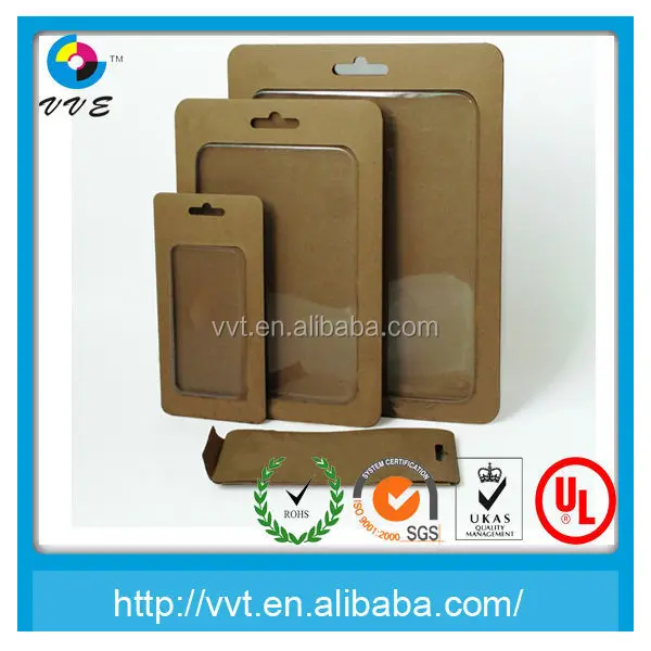 factory outlet mobile phone case kraft paper packaging box