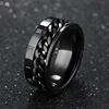 New wedding gift titanium steel ring roman numeral men black ring