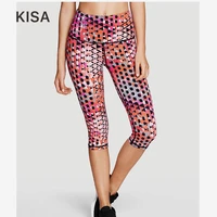 Exclusive Acid Color Printing Sports Leggings