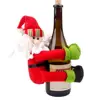 New Year Indoor Christmas Bottle Decoration Santa Claus Christmas Table Decoration