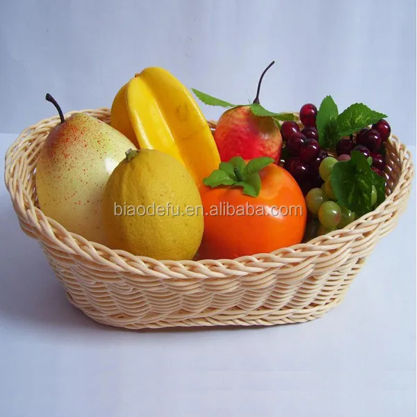 round pp basket plastic fruit storage basket for bread store