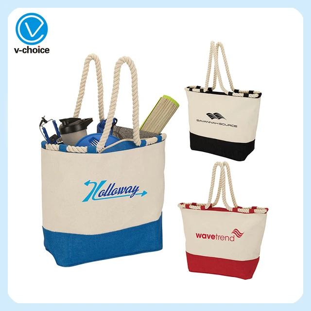 promotional eco friendly fashion handle shoping custom logo