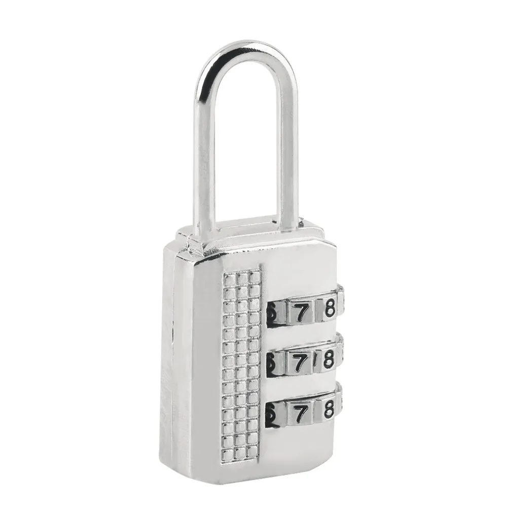 2016 NEW 3/4 Dial Combination Padlock Locker Door Toolbox Luggage Suitcase Lock