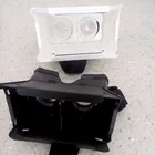 Google cardboard Black and White Adjustable plastic virtual 3d glasses