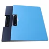 promotion goods office flat normal clip A4 letter size PS plastic clip board folding clipboard