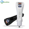 EONLINE 5V 6A Car Phone Charger Mini 3 Port USB Car Charger Adapter Fast Charging for iPhone Samsung Xiaomi Huawei HTC
