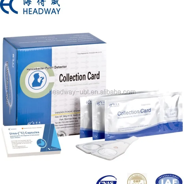 headway c14 urea breath test kit for detection of h.pylori