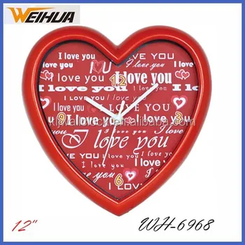 wholesale oem plastic new wedding gift wall clock