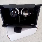 Adjustable plastic Google cardboard virtual reality android headset