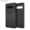 Business Holster Leather Cell Phone Cover Case for Samsung Galaxy S10 Lite A6 J4 J6 Plus J7 J8 Soft Shell Case