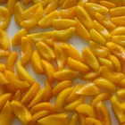 Mikado brand canned fruit canned yellow peach halves cubes or slices in syrup