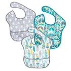 Newest design waterproof high quality bib apron for babies
